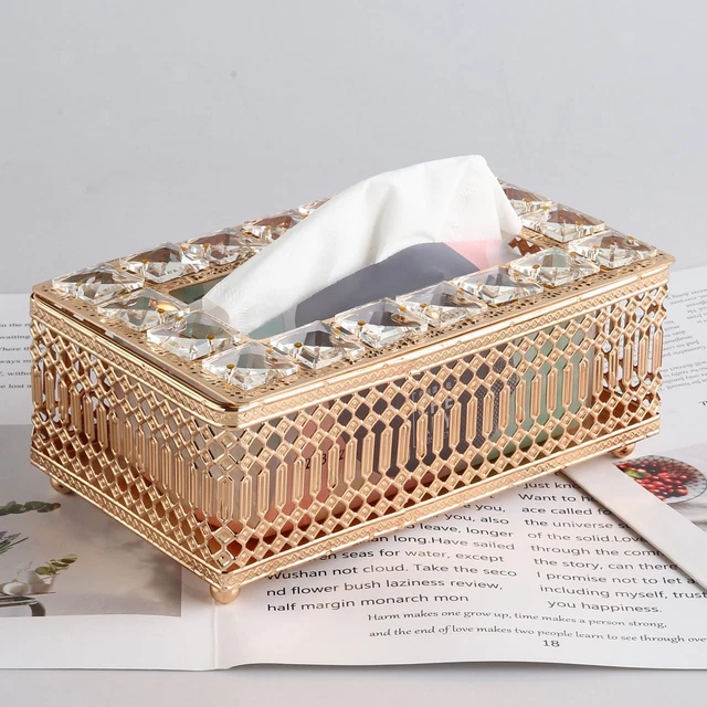 Cubierta de pañuelo, lujosa, funda de papel decorativo para