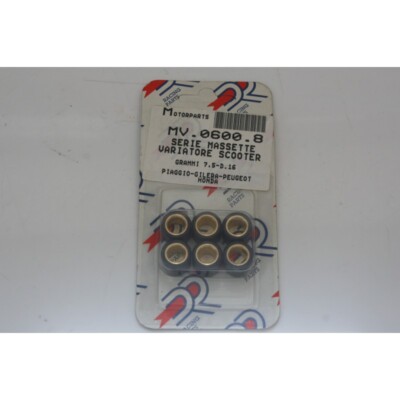 SERIE RULLI LEOVINCE 4646 16 X 13 GR 6,7 PER SCOOTER PIAGGIO/HONDA 50CC 