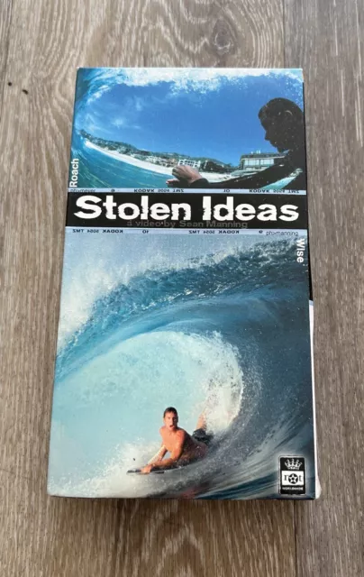 Used Stolen Ideas Vintage Hubbard Booth Sup Golf Foil Surf Bodyboard Vhs Video