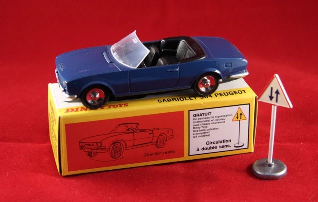 DINKY TOYS / ATLAS  ref. 1423 CABRIOLET 504 PEUGEOT   PORT GRATUIT