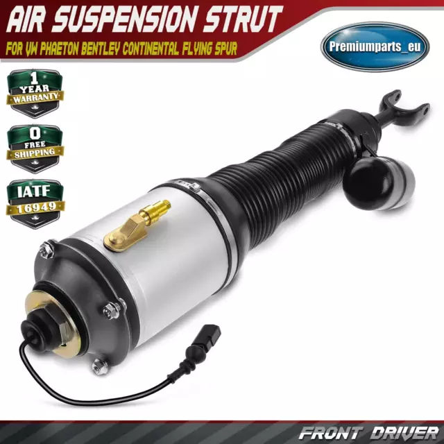 Air Suspension Strut Front Right for VW Phaeton Bentley Continental Flying Spur