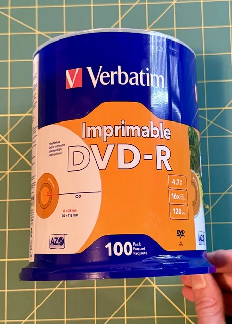 100 DVD+R Verbatim 4.7GB 16x - Per Archiviazione Dati E Backup - Foto 2