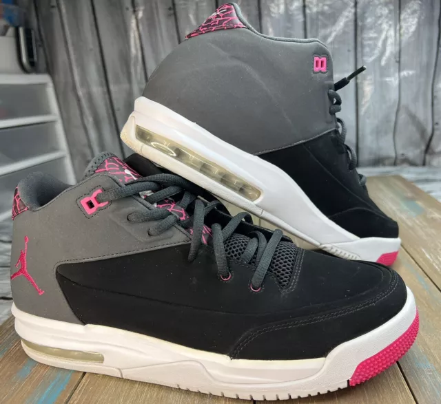 Nike Jordan Flight Origin 820250-060 Black Basketball Shoes Sneakers 9Y Boy Girl