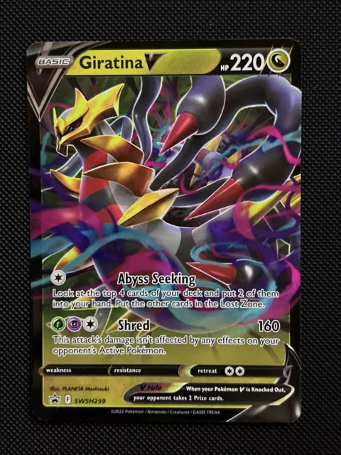 Pokémon - Giratina V SWSH259 Lost Origin - Black Star Promo - Holo Foil  Card : : Toys & Games