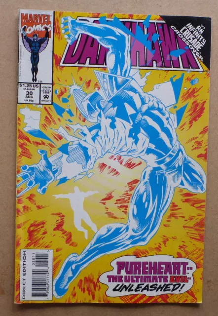 Marvel Comic 1993 Darkhawk #30 August Comic