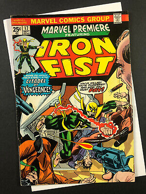 Marvel Premiere Featuring Iron Fist #17 Marvel Comic Book 1974 FN+