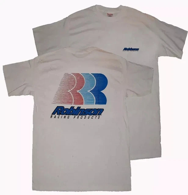 T-shirt BMX Robinson Course - Old School - Blanc - Taille M (96.5-102cm) NEUF