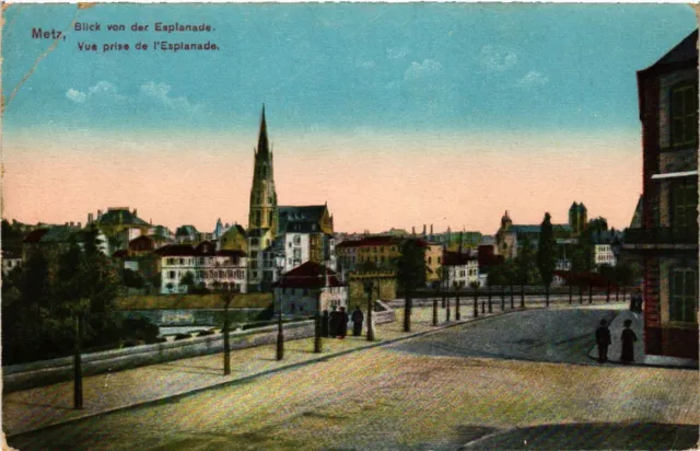 CPA AK METZ - Blick von der Esplanade - Vue prise de l'Esplanade (455034)