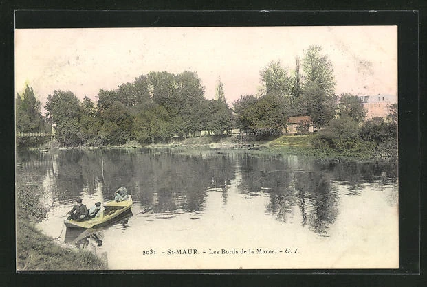 CPA St-Maur, Les Bords de la Marne