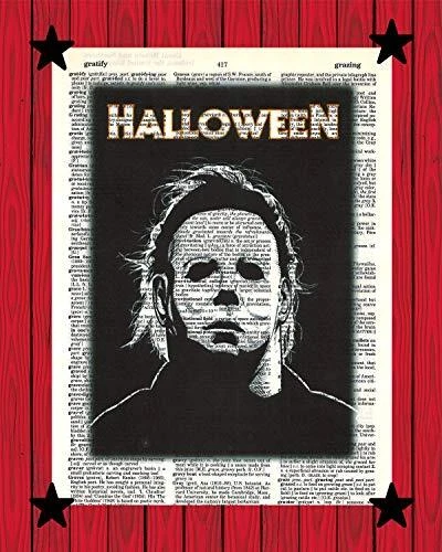 Halloween Michael Myers Boogeyman Classic Horror Movie Poster 8x10(UNFRAMED)