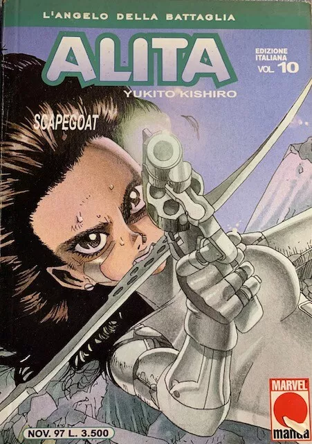 Alita L'Angelo della Battaglia vol.10 Scapegoat di Yukito Kishiro 1997 Marvel