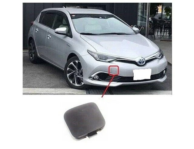 Front Bumper Tow Hook Cover Cap (Right O/S) For Toyota Auris 2007-2010 - Primed For Painting