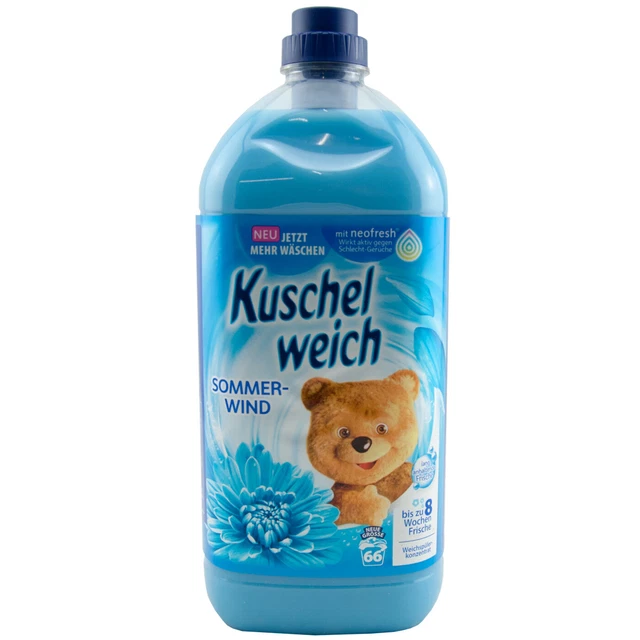 Kuschelweich Fabric Softener Summer Wind 1 X 67.6oz - 66 Wl - To 8 Weeks