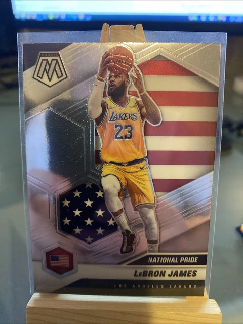 2020-21 Panini Mosaic Lebron James National Pride  #247 Lakers