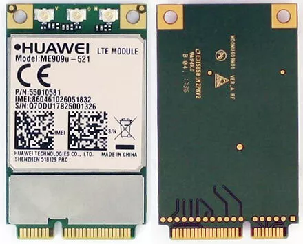 HSPA / UMTS / EDGE / LTE 4G Mini-PCIe Modem (Huawei ME909u-521)