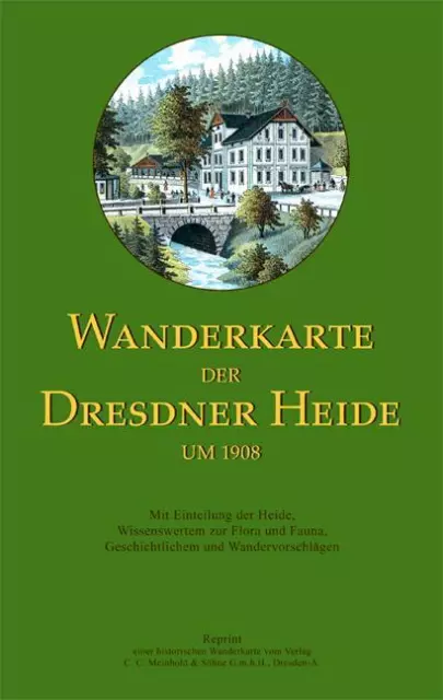 Wanderkarte der Dresdner Heide um 1908 | Michael Schmidt | deutsch