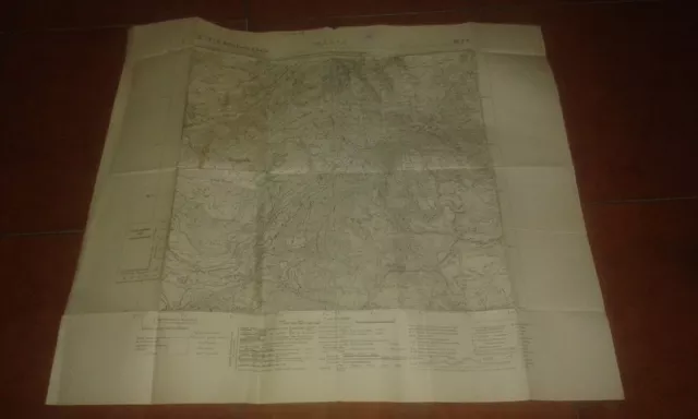 Carte Géographique Carte Militaire Military Map 1938 Matsch Mals Venosta 1:25000