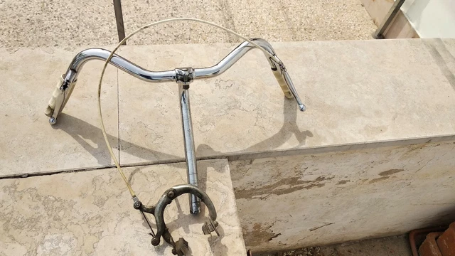 Guidon Vélo D'époque Osso Antico - Largeur 57 Cm - Occasion