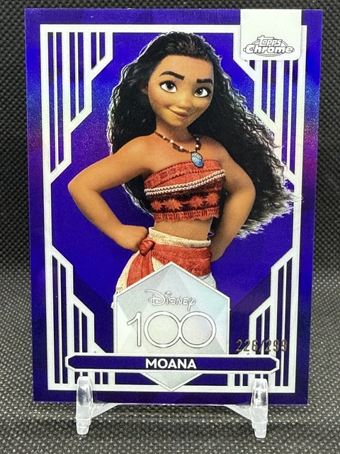 2023 TOPPS CHROME Disney100 Maui Purple Refractor 129/299 $1.41