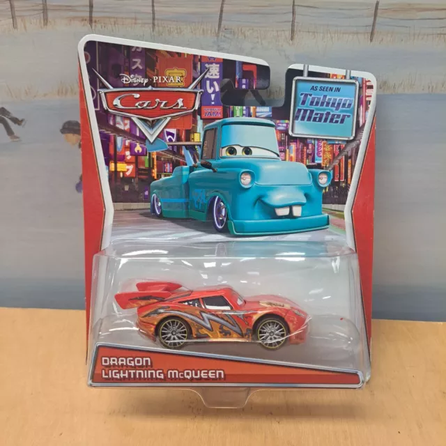 DISNEY PIXAR CARS DRAGON LIGHTNING McQUEEN TOKYO MATER By Mattel
