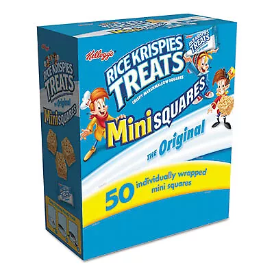 Kellogg\'s Rice Krispies Treats, Mini Squares, 0.39 Oz, 50/box 3800012346