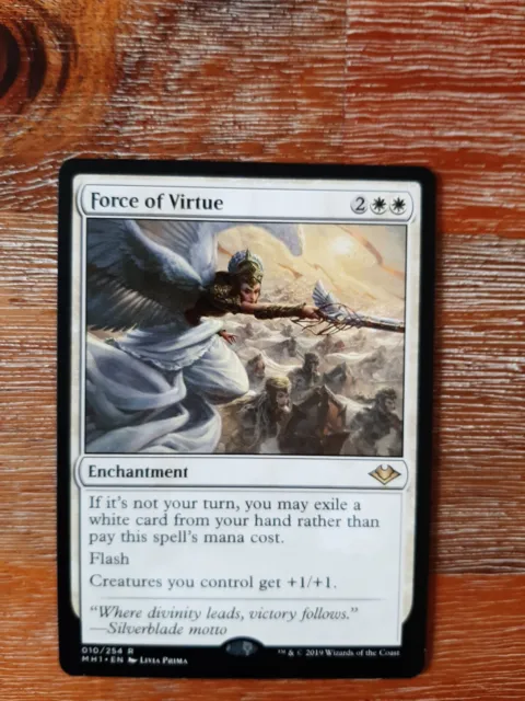 Force of virtue/Force de vertu mtg, cartes magic