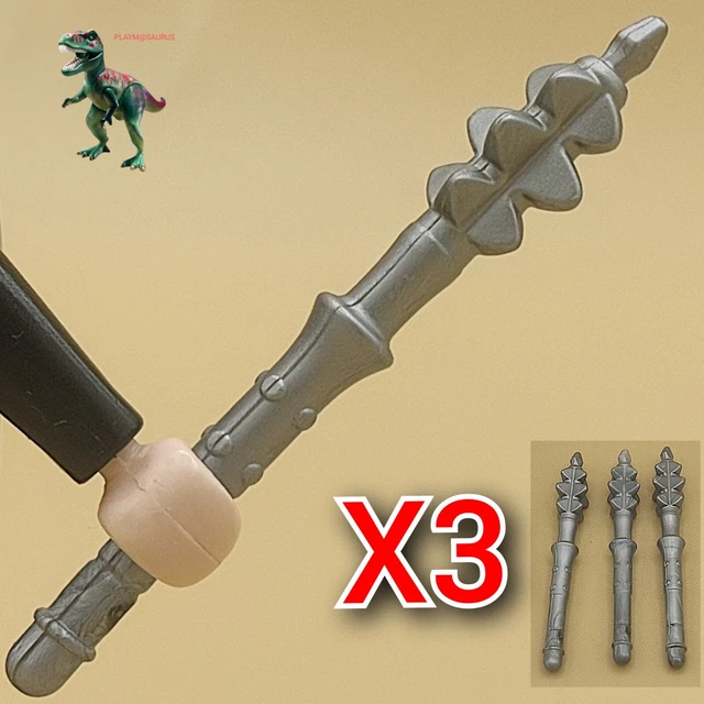 Lot X3 Armes Médiévales Playmobil - Masse à Broies Grise Pour Chevaliers