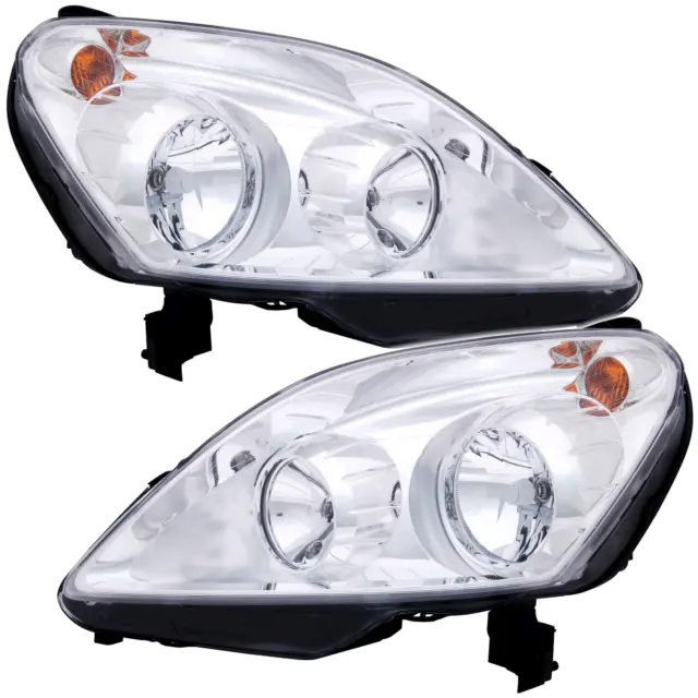 Scheinwerfer Set für Opel Zafira B 2005-2014 LWR Stellmotor Chrom Halogen