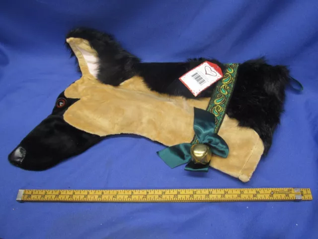 New German Shepherd Hearth Hound Dog Christmas Stocking