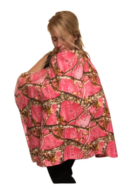 Breastfeeding Baby Blanket - Pink Camo - Nursing Cover