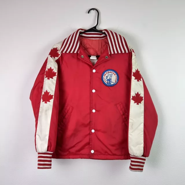 Vintage 80s Okanagan Hockey School Sports Jacket, Fits like Womens S, Vintage 2