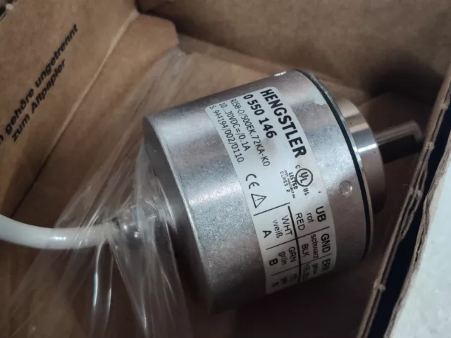 Hengstler 0550146 Encoder RI58-0/500EL.72KA-KO 10...30VDC=/0.1A 2