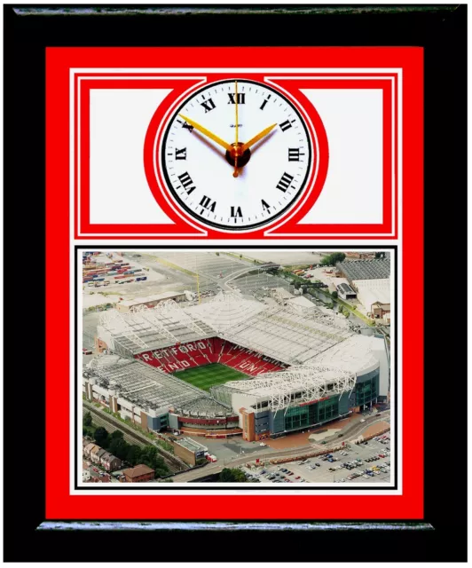 Manchester united gift christmas present xmas clock wall or freestanding