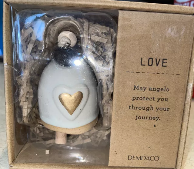DEMDACO LOVE  INSPIRED BELL with BOX  New