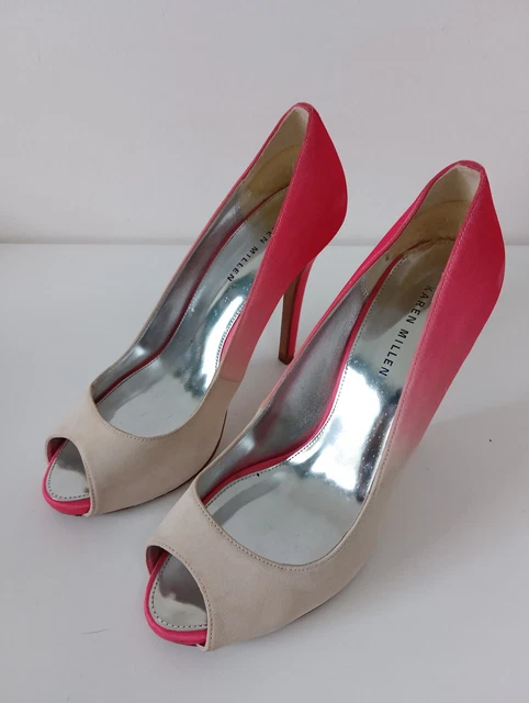Karen millen sales pink shoes