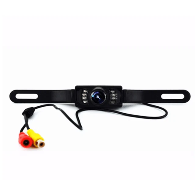 Car Rear View Backup Camera 170° Waterproof Night Vision 12V+1pcs Power Cable