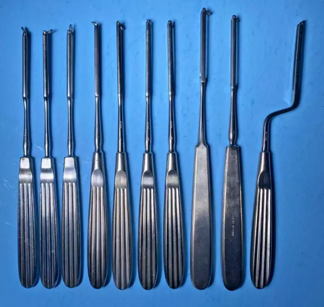 Storz Miltex Ballenger Swivel Knives Nasal Septum Surgical Lot Of 10 Orthopedics
