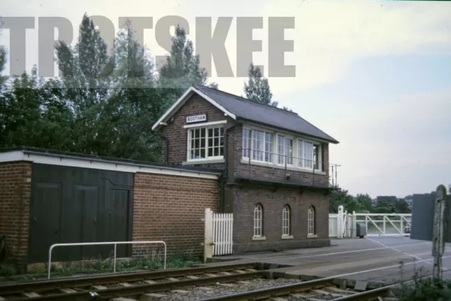 35mm Slide BR British Railways Scene View Bootham Signal Box 1986 Orig