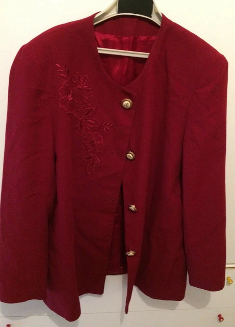 Giacca rossa elegante donna top