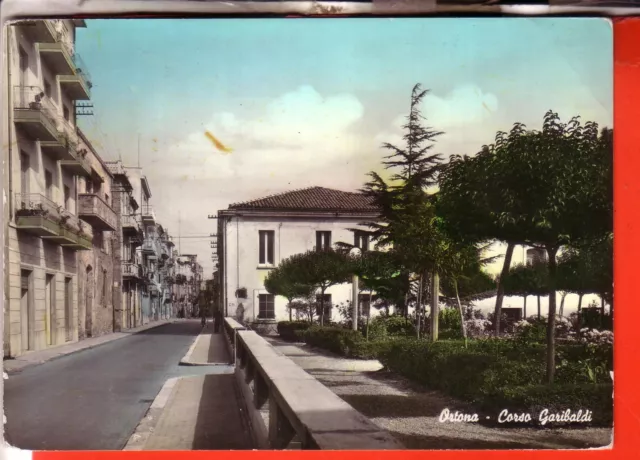 Cartolina  Ortona A Mare  Acqu Viaggiata 1964 Corso Garibaldi  Occasione