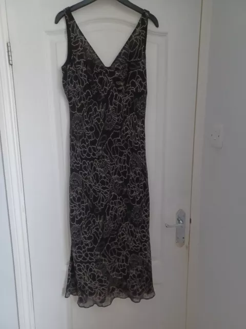 PLANET 100% Silk Floral Occasion Dress Size 12