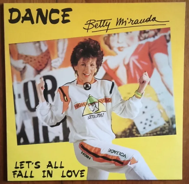 DISQUE VINYLE MAXI 45t 12" BETTY MIRANDA « Dance » DISCO FRANCE 1985