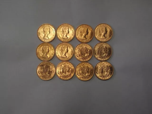2 X Sets Shove Halfpenny Board Coins - Shove Ha'penny -  Last Year Minted 1967 -