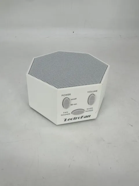 Máquina de ruido blanco y temporizador de sueño LectroFan de alta fidelidad edición global - blanco