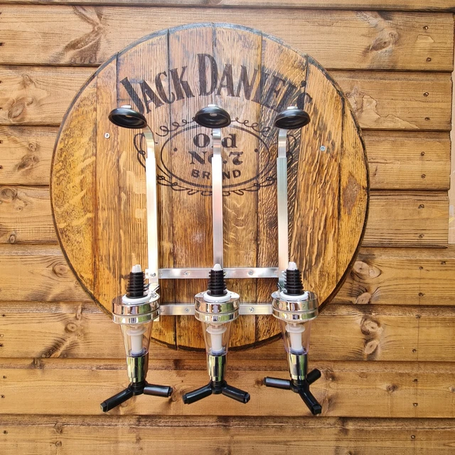 JACK DANIELS OAK Barrel Lid Optics Wooden £68.00 PicClick UK