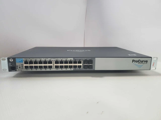 HP ProCurve 2510G-24 J9279A Switch 24 Porte Gigabit + 4x SFP Port Gigabit )