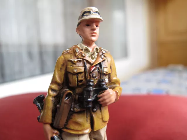 Toy tin  Soldier Reich  Carrista Africa corp. WWII  Germany 70 mm metal model