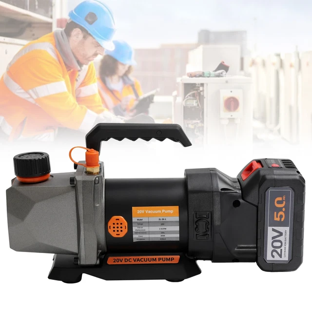 20V 80W Single-Stage Vacuum Pump 2.5CFM Lithium Battery Electric Vacuum Pump