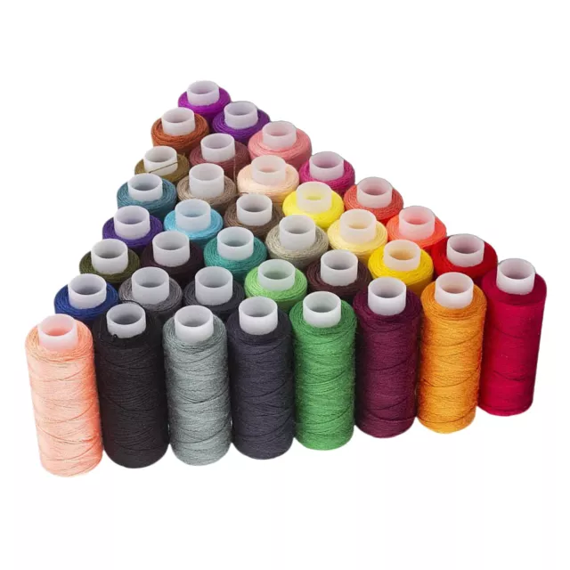 39 pour coudre des couleurs assorties de fil de polyester environ 200 mètres