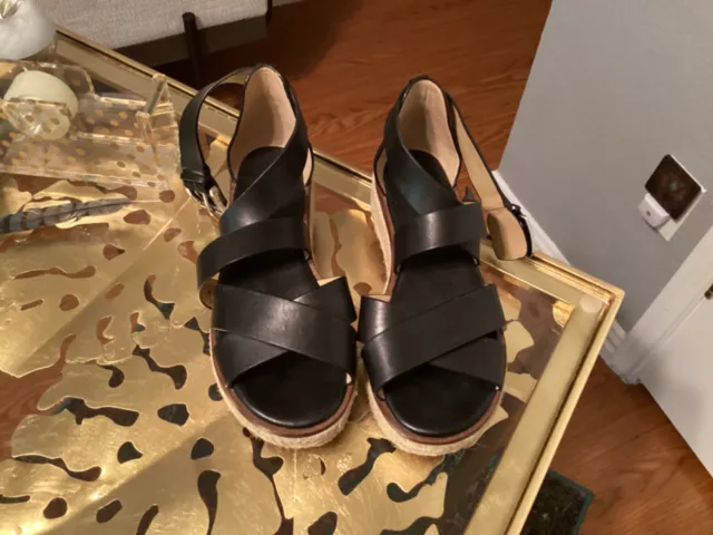 Darby vachetta leather flatform espadrille sandals outlet